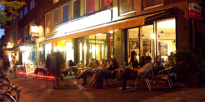 aussenansicht cafe-garbo, cinema, münster