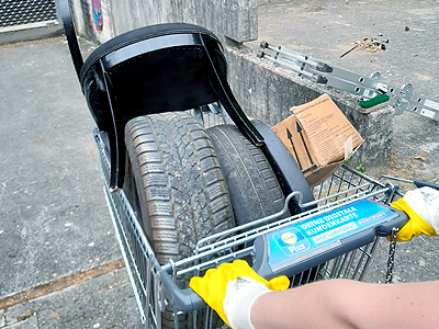 Gemeinsame Aufraumaktion am Parkdeck